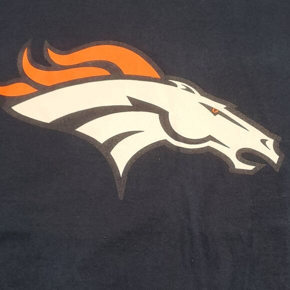 🔹️NWT Nike Broncos Blue Peyton Manning Short Sleeve Tshirt Small - Picture 4 of 7